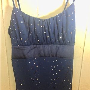 Navy party dress